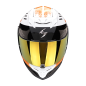 Preview: Scorpion Integralhelm Exo-520 Evo Air Titan Weiß-Orange