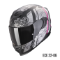 Preview: Scorpion Integralhelm Exo-520 Evo Air Fasta Matt Schwarz-Silber-Rosa