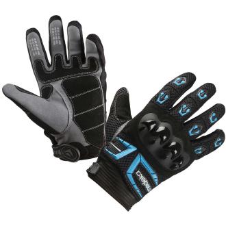 Modeka Handschuhe MX Top Textilmaterial Schwarz-Blau