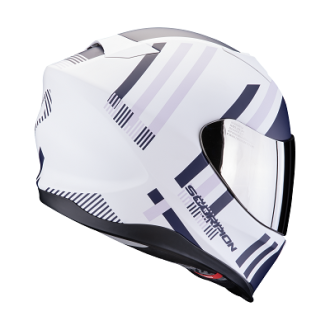 Scorpion Integralhelm Exo-520 Evo Air Banshee Gr.S Matt Weiß-Blau-Violett