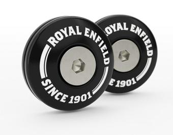 Royal Enfield Lenkerendenabdeckung schwarz