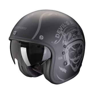 Scorpion Jethelm Belfast Evo Romeo Matt Schwarz-Silber