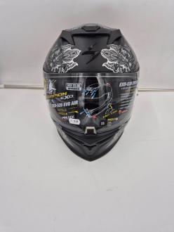 Scorpion Integralhelm Exo-520 Evo Air Fasta Matt Schwarz-Silber-Rosa