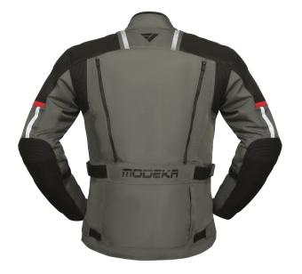 Modeka Textiljacke Raegis Grau-Schwarz